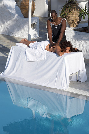 Massage by the Pool
