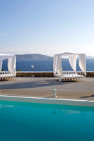 Pool of Mykonian Mare Resort with Lovebeds